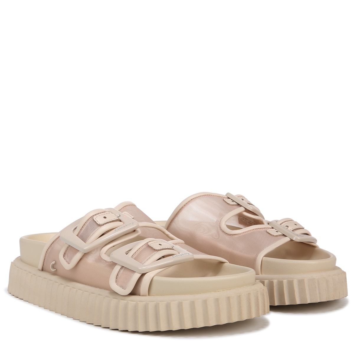 Sam Edelman Sam Edelman Circus NY Cris Platform Slide Sandal in Vanilla Bean