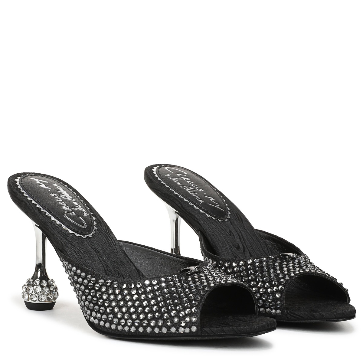 Sam Edelman Sam Edelman Circus NY Gisella Heeled Mule in Black Fabric