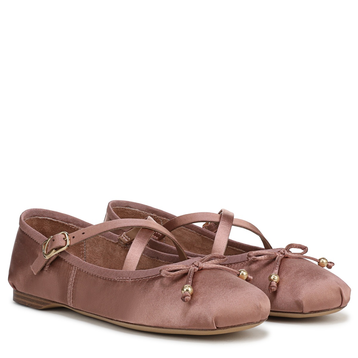 Sam Edelman Sam Edelman Circus NY Zuri Strap Ballet Flat in Dark French Macaroon Pink PU