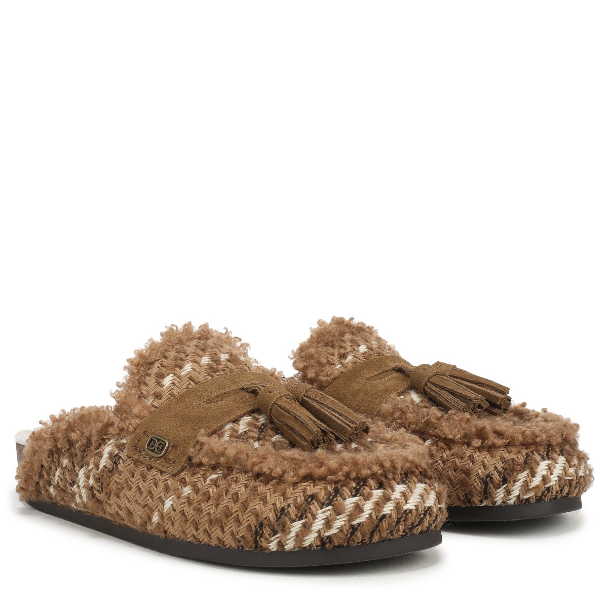 Sam Edelman Astrid Cozy Mule in Cyprus Tan/Rugged Khaki Brown Suede