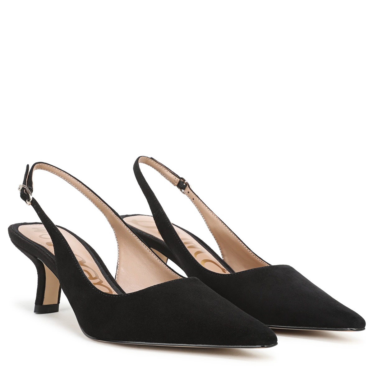 Sam Edelman Sam Edelman Bianka Slingback Pump in Black Suede