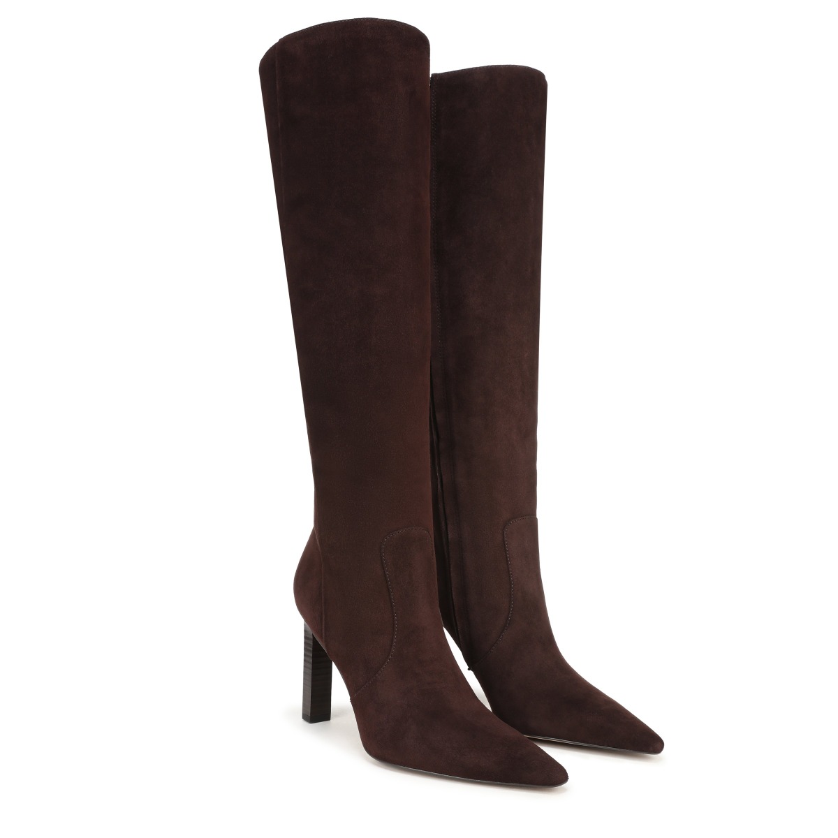 Sam Edelman Cassie Knee High Boot in Cafe Noir Brown Suede