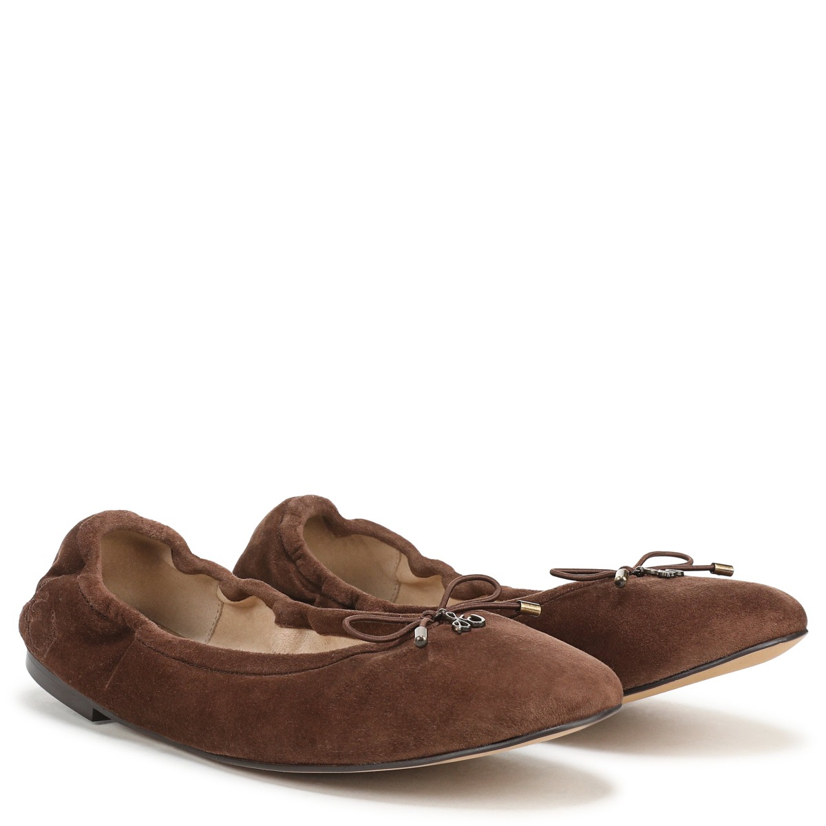 Sam Edelman Sam Edelman Felicia Ballet Flat in Java Brown Suede