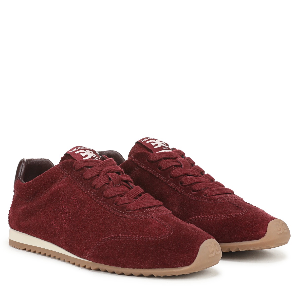 Sam Edelman Sam Edelman Isella Sneaker in French Red Burgundy Suede
