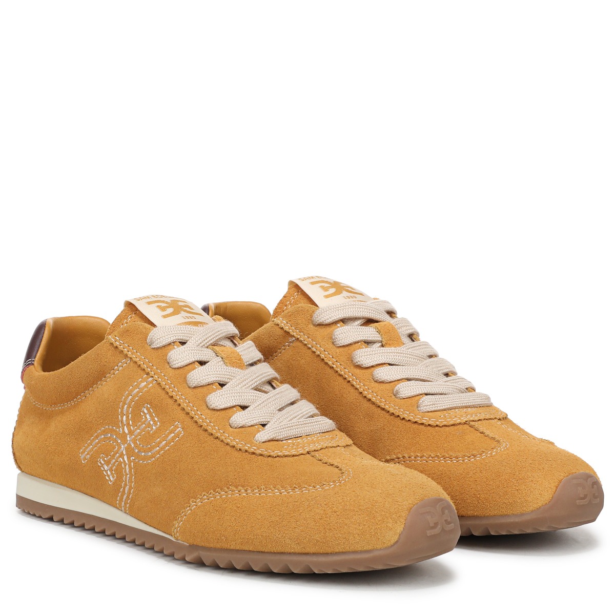 Sam Edelman Sam Edelman Isella Sneaker in Vintage Mustard Yellow Suede