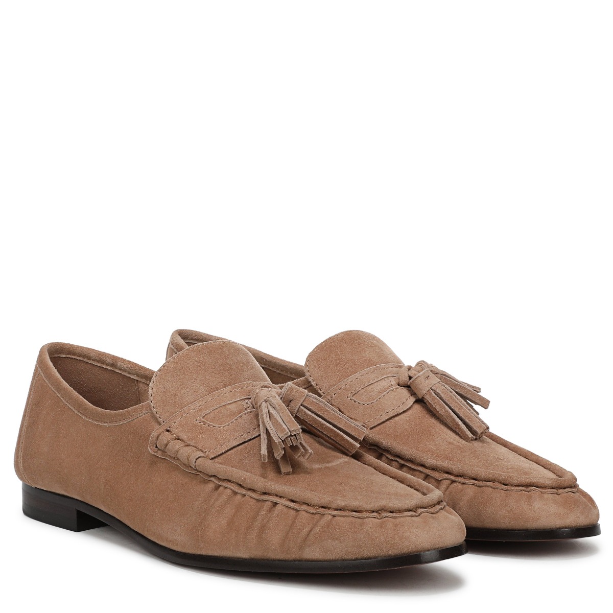 Sam Edelman Sam Edelman Lana Tassel Loafer in Truffle Brown Suede