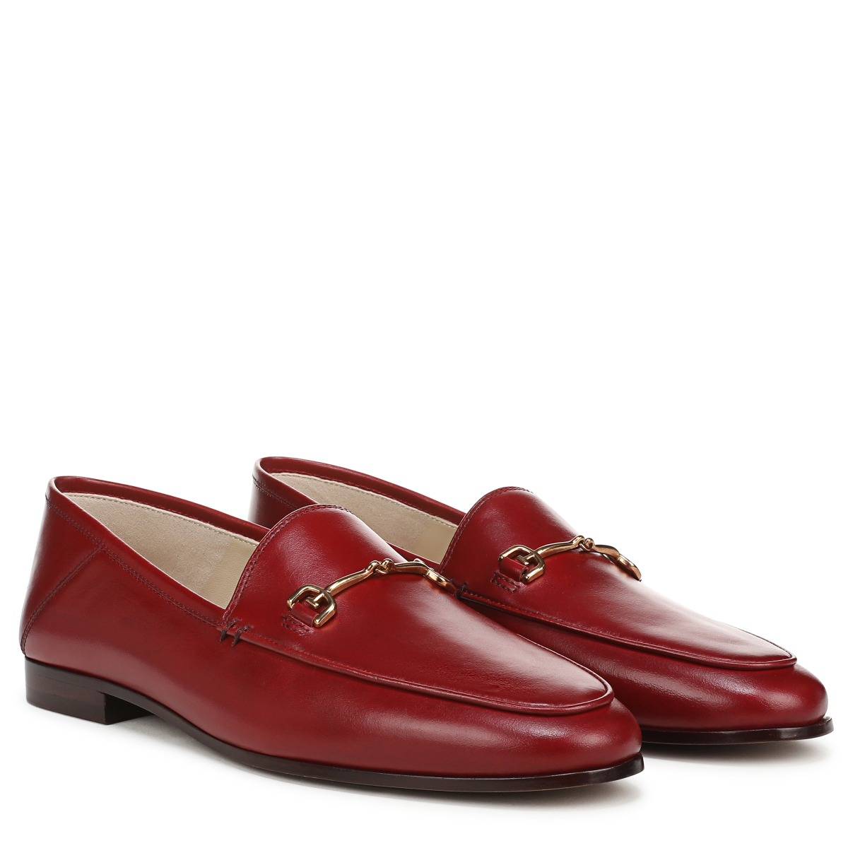 Sam Edelman Sam Edelman Loraine Bit Loafer in Deep Scarlet Red Leather
