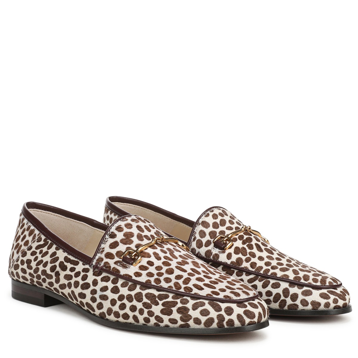 Sam Edelman Sam Edelman Loraine Bit Loafer in Leopard Print Chocolate Brown Brahma Hair