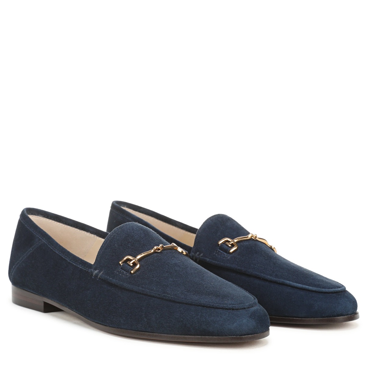 Sam Edelman Loraine Bit Loafer in Oasis Navy Blue Suede