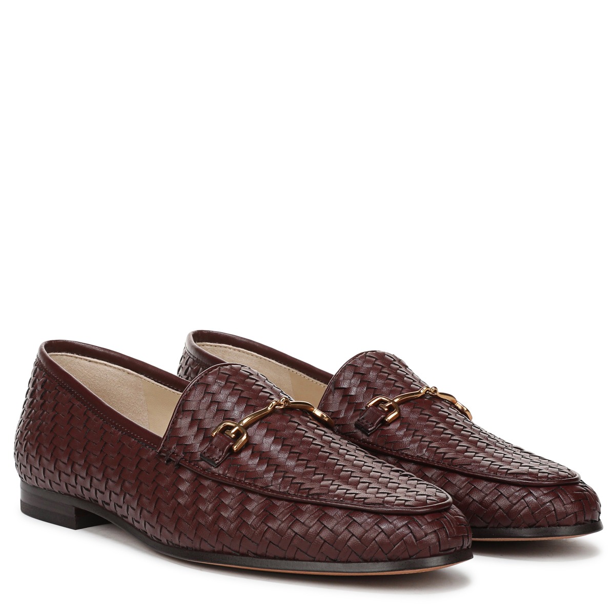 Sam Edelman Sam Edelman Loraine Weave Bit Loafer in French Burgundy Red