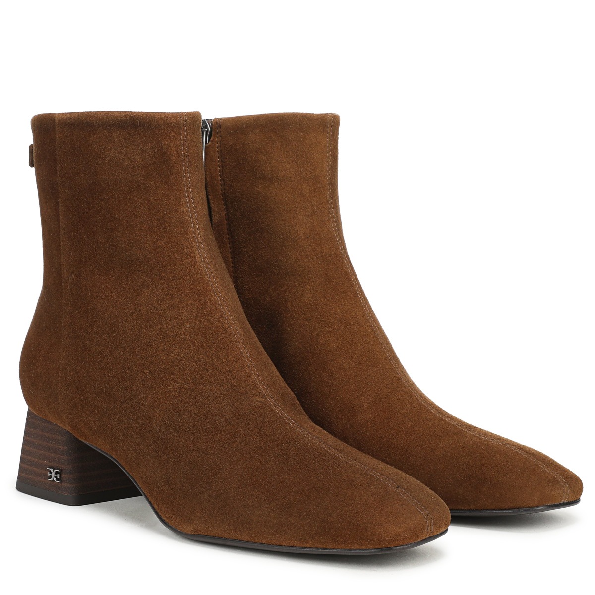 Sam Edelman Paige Brown Ankle Boots In Warm Nutmeg