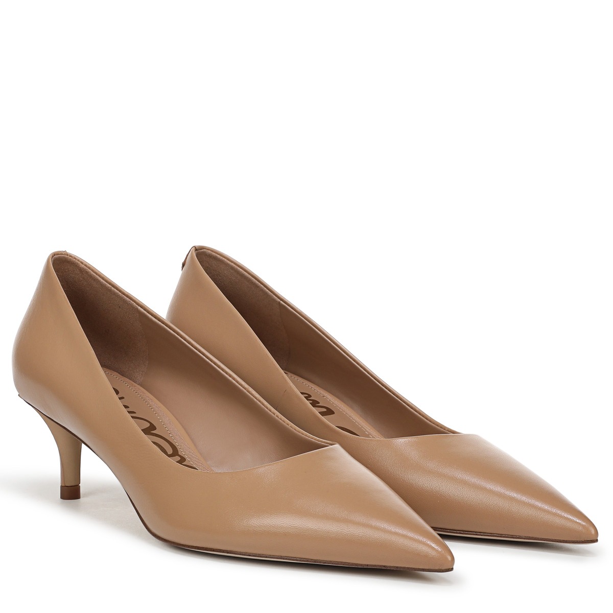 Sam Edelman Sam Edelman Summer Pointed Toe Pump in French Sand Beige Leather