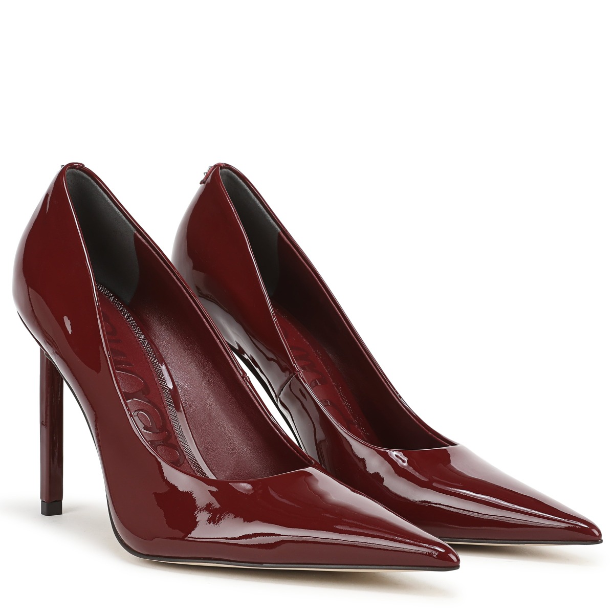 Sam Edelman Sam Edelman Talula Pointed Toe Pump in French Red Merlot Patent