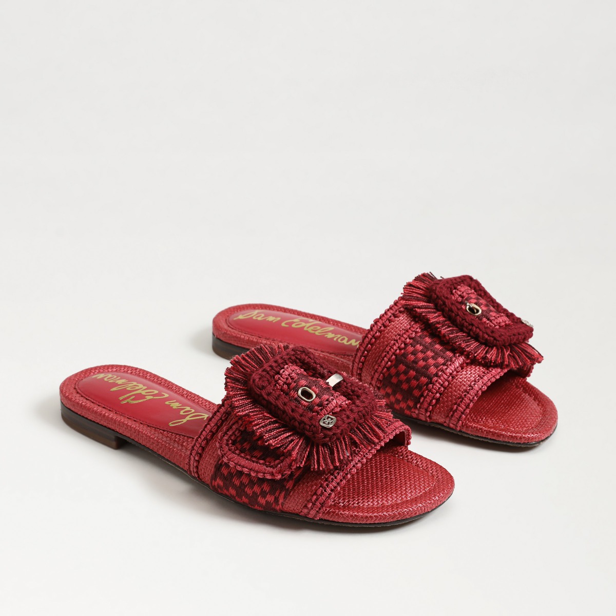 Sam Edelman Bambi Playa Slide Sandal in Summer Red
