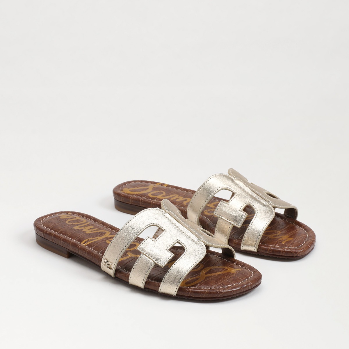 Sam Edelman Sam Edelman Bay Slide Sandal in Molten Gold