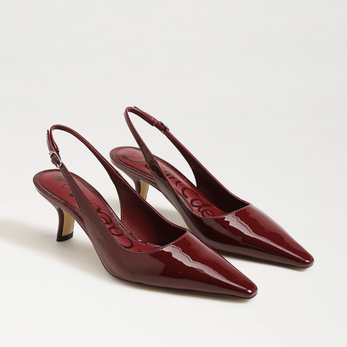 Sam Edelman Sam Edelman Bianka Slingback Pump in French Merlot Patent