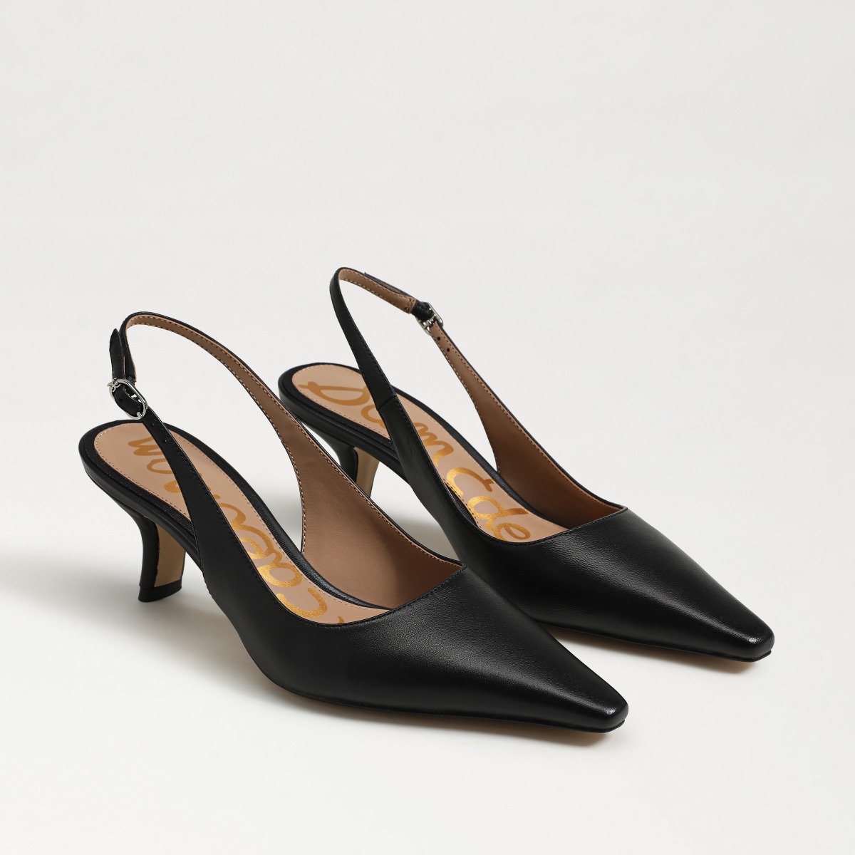 Sam Edelman Sam Edelman Bianka Slingback Pump in Black Nappa