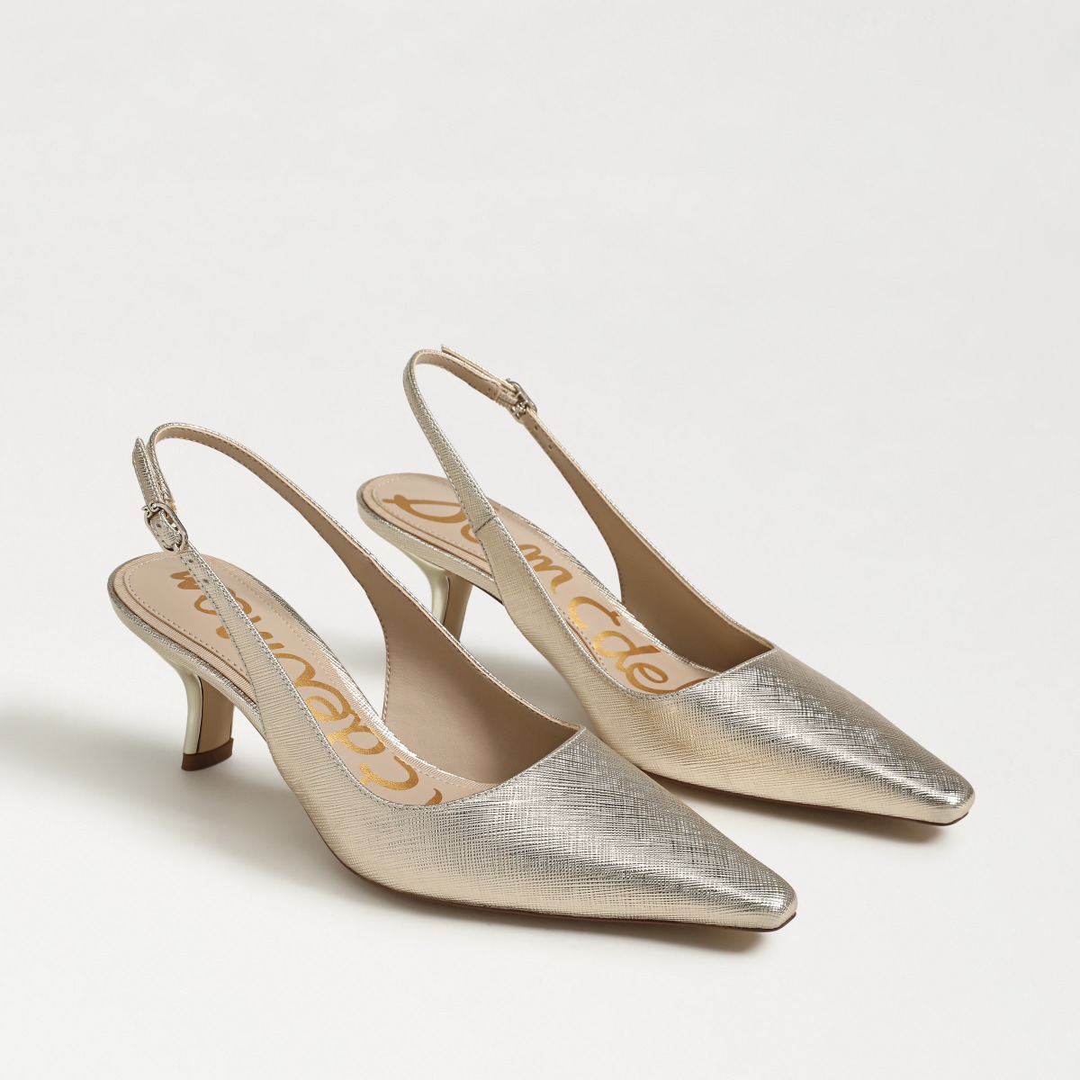 Sam Edelman Sam Edelman Bianka Slingback Pump in Gold Leaf