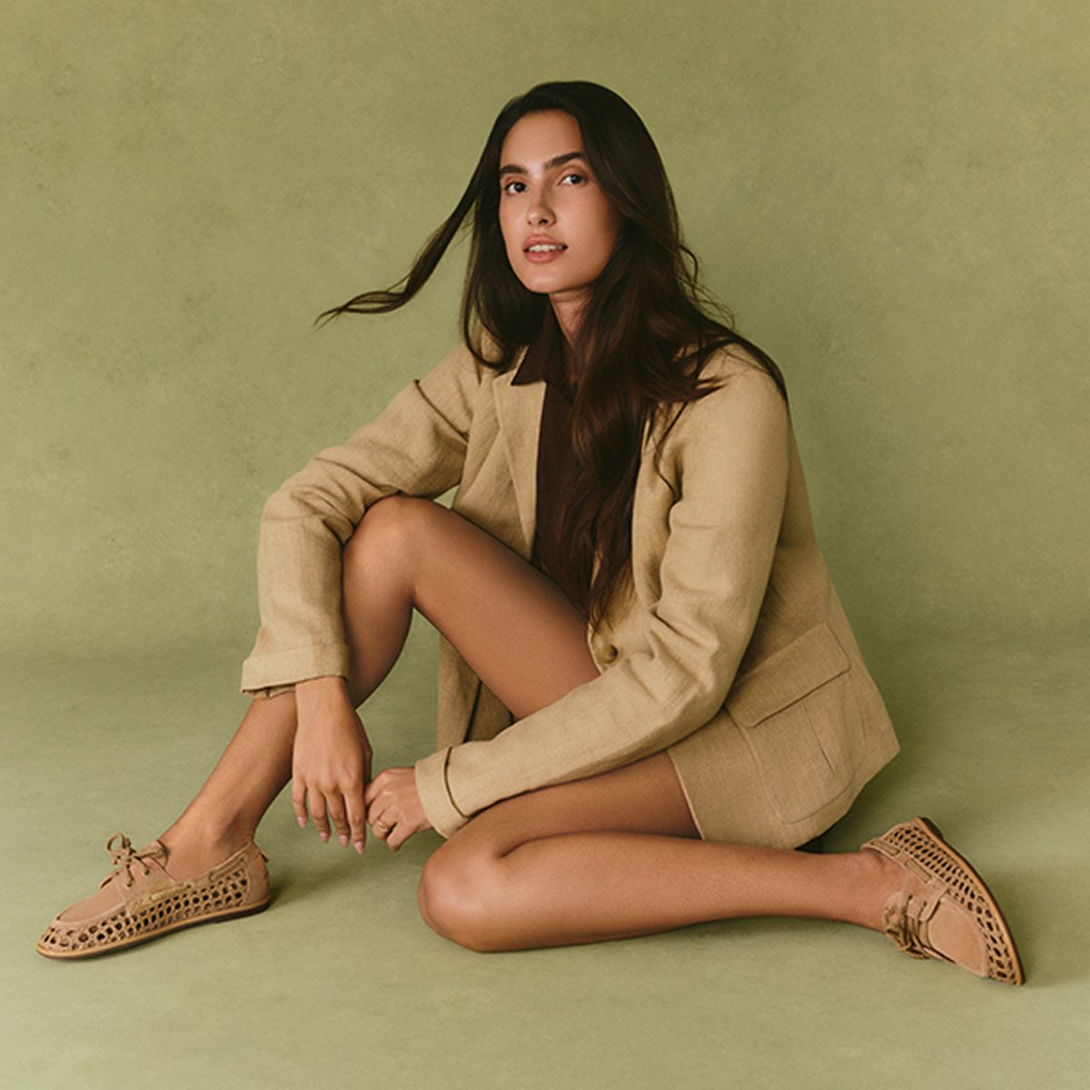 Sam Edelman Sam Edelman Bria Woven Loafer in Cyprus Tan