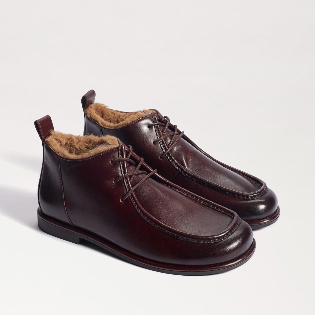 Sam Edelman Cameron Cozy Chukka Boot in Dark Brown