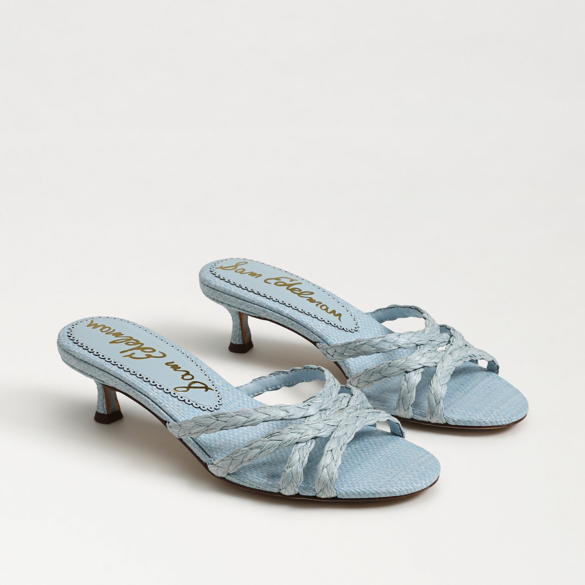 Sam Edelman Sam Edelman Camille Kitten Heel Mule in Breeze Blue