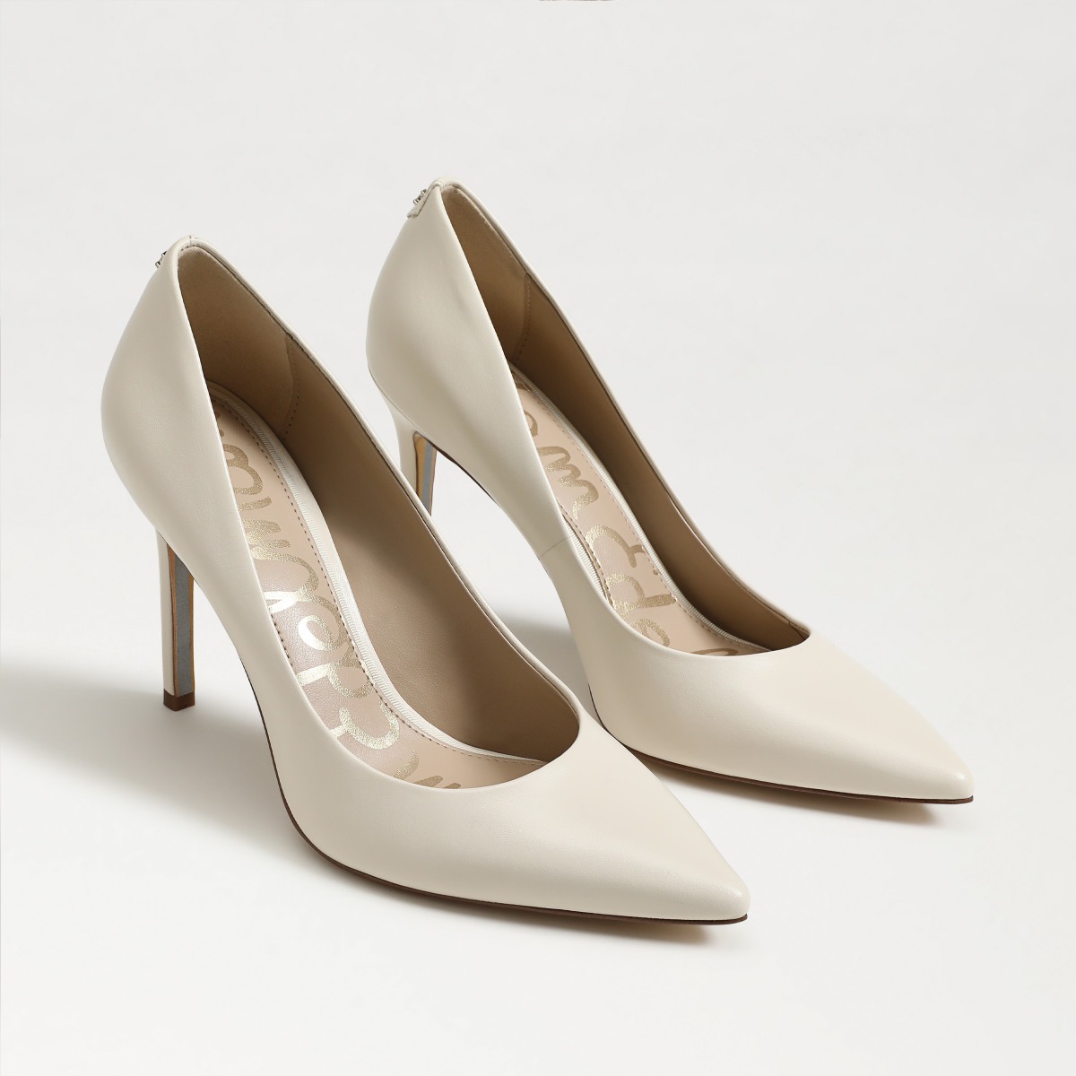 Sam Edelman Sam Edelman Hazel Pointed Toe Heel in Modern Ivory Leather