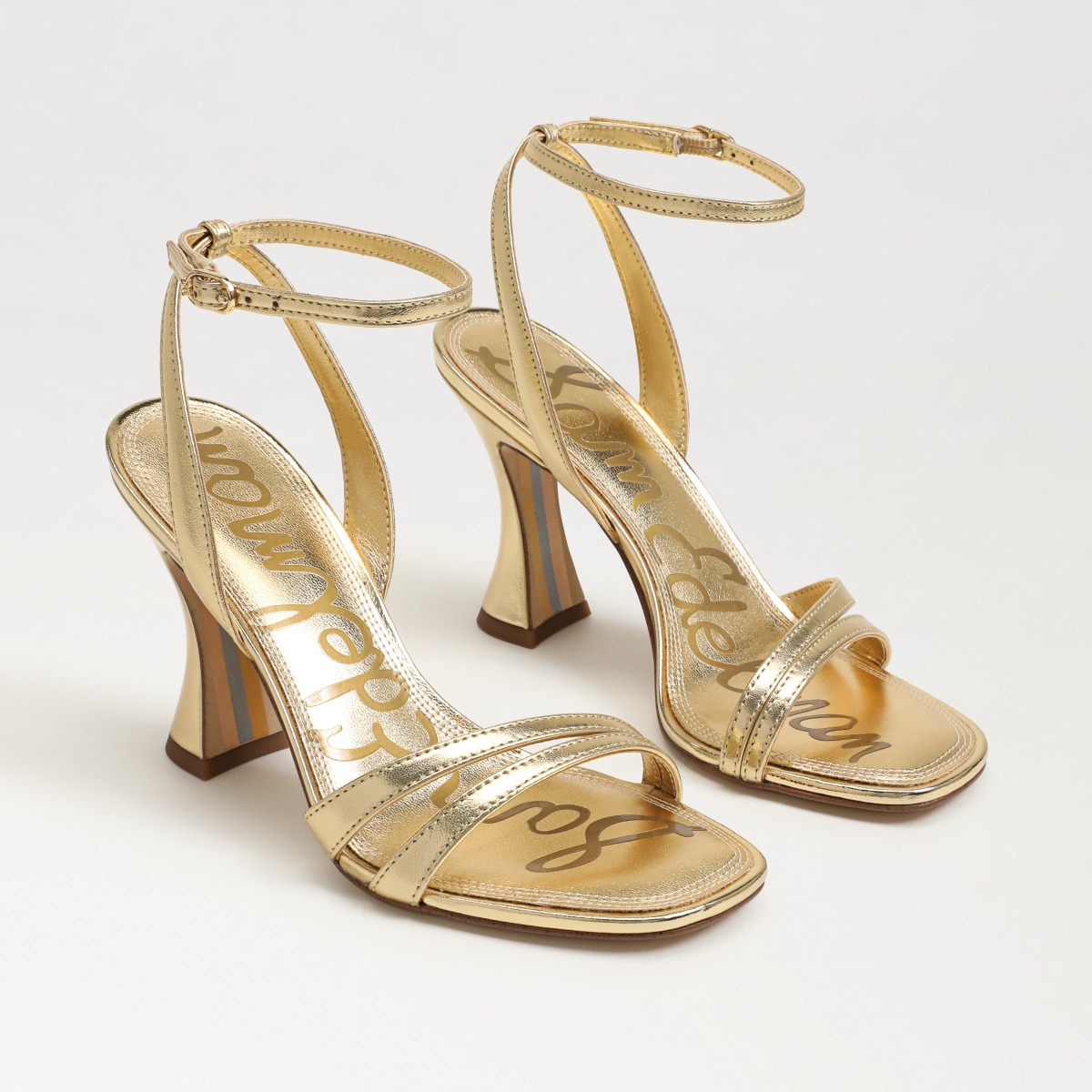 Sam Edelman Sam Edelman Junie Strappy Sandal in Amber Gold