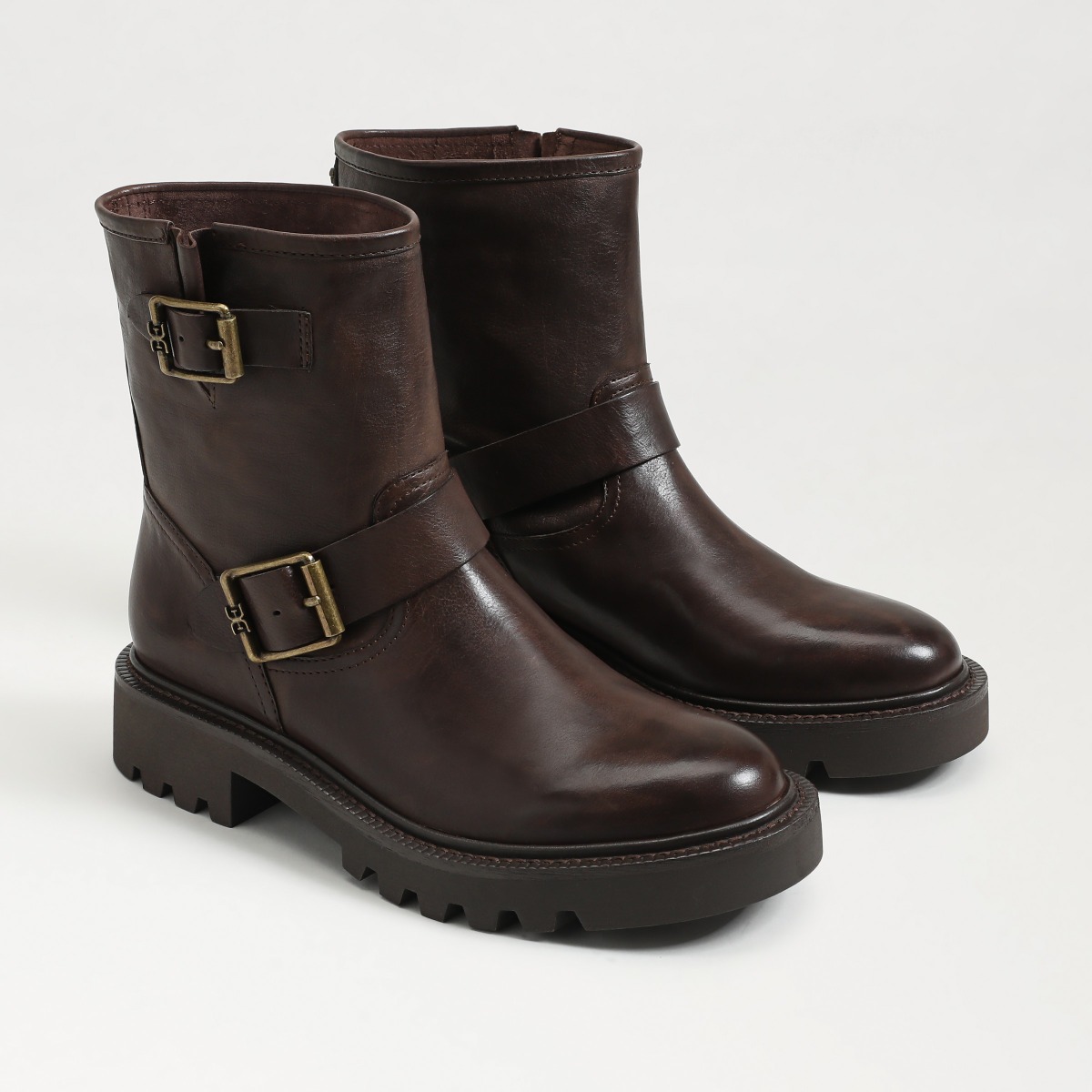 Sam Edelman Sam Edelman Kinsley Motorcycle Boot in Warm Cocoa
