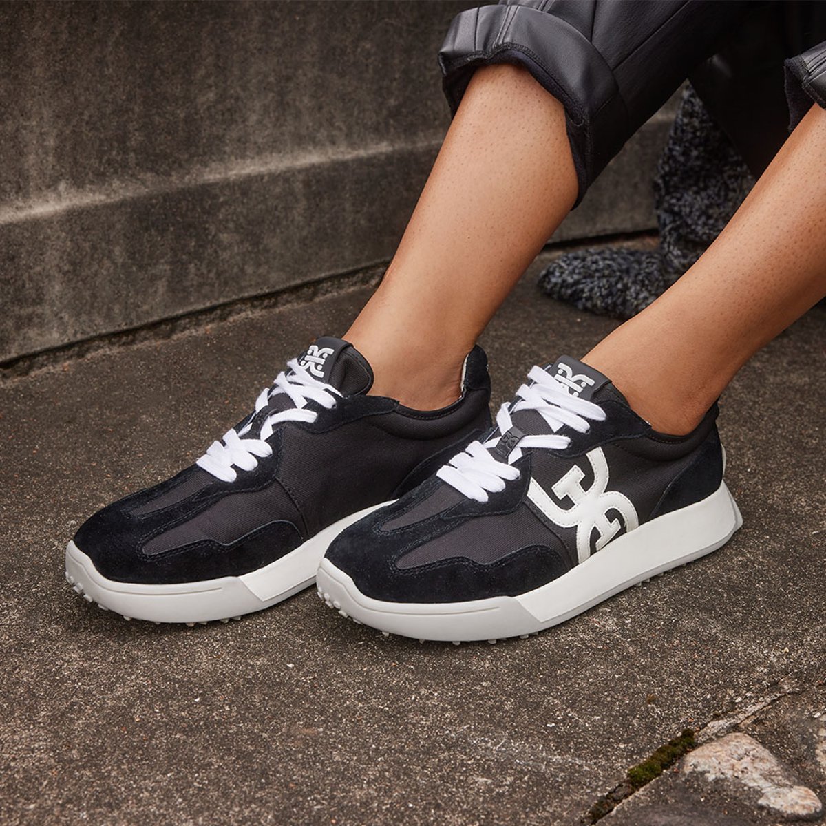 Sam Edelman Sam Edelman Langley Lace Up Sneaker in Black