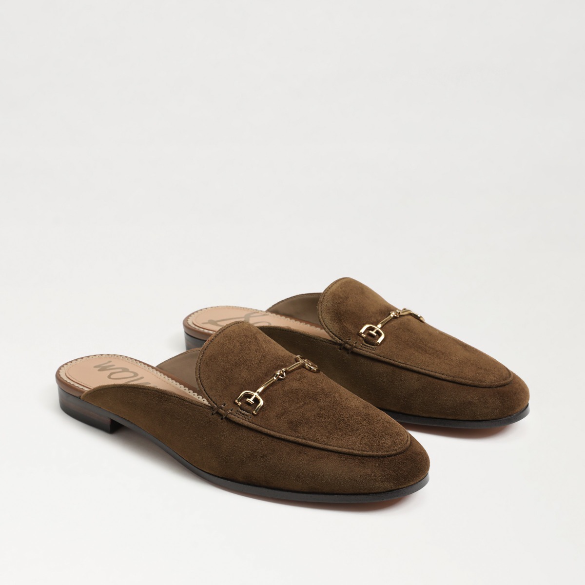 Sam Edelman Sam Edelman Linnie Bit Mule in Warm Nutmeg Brown Suede