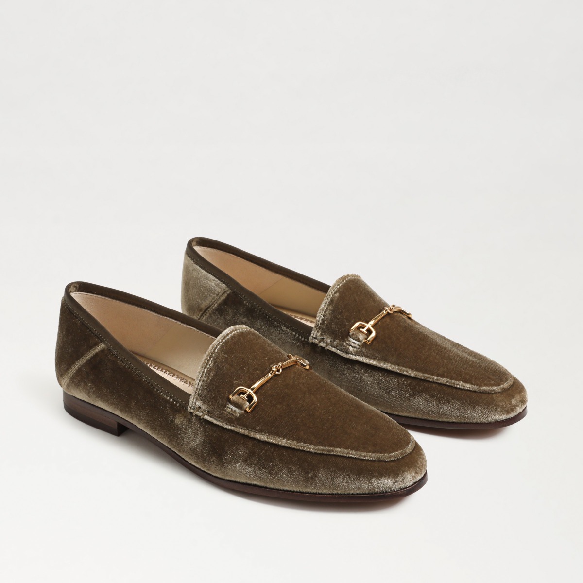 Sam Edelman Loraine Bit Loafer in Brown Mushroom Velvet