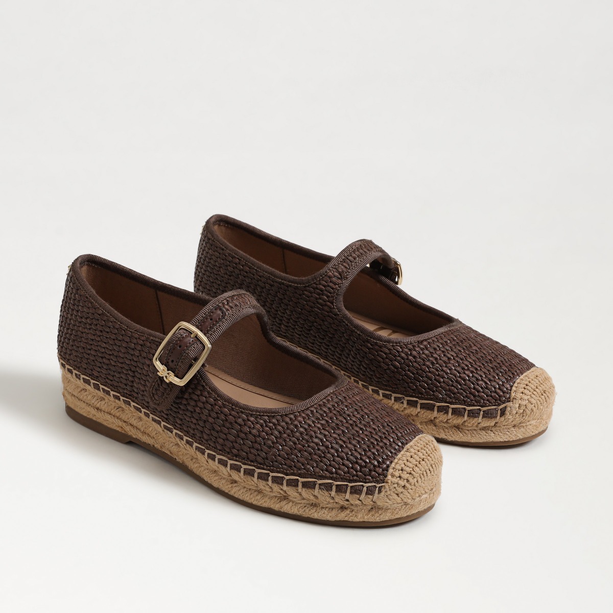 Sam Edelman Mackie Mary Jane Espadrille in Brandy