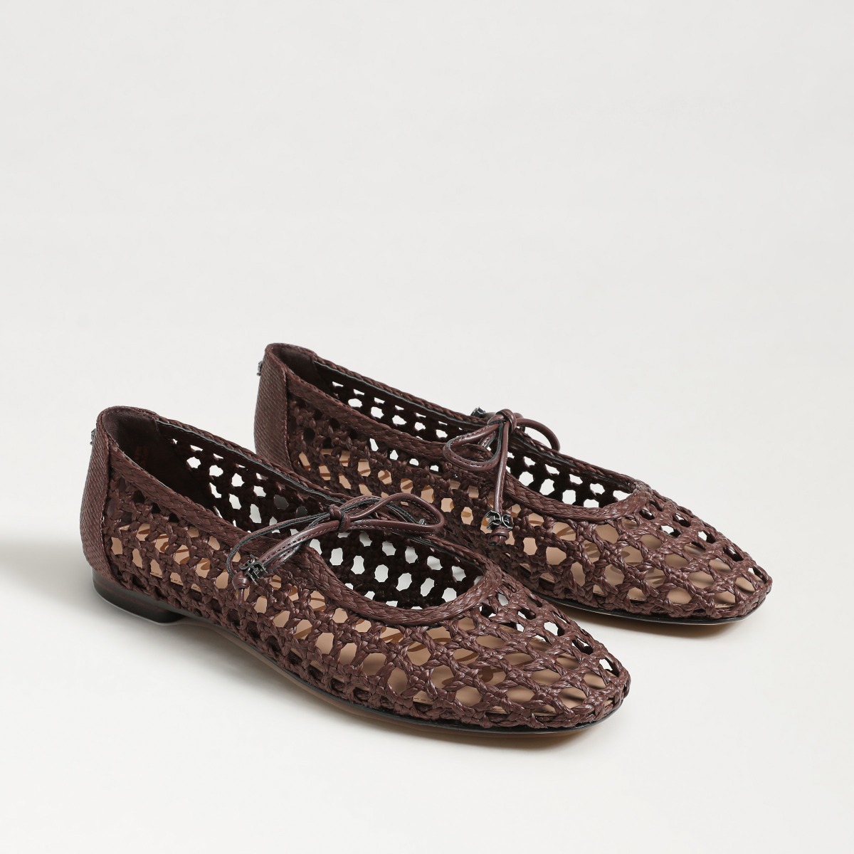 Sam Edelman Marcie Ballet Flat in Terazzo Brown Faux Leather