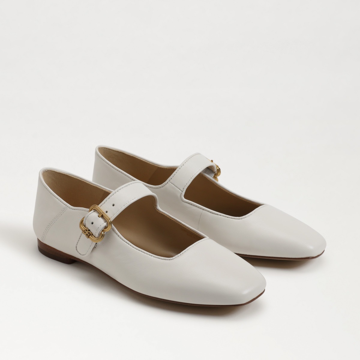 Sam Edelman Sam Edelman Michaela Mary Jane Flat in Bright White