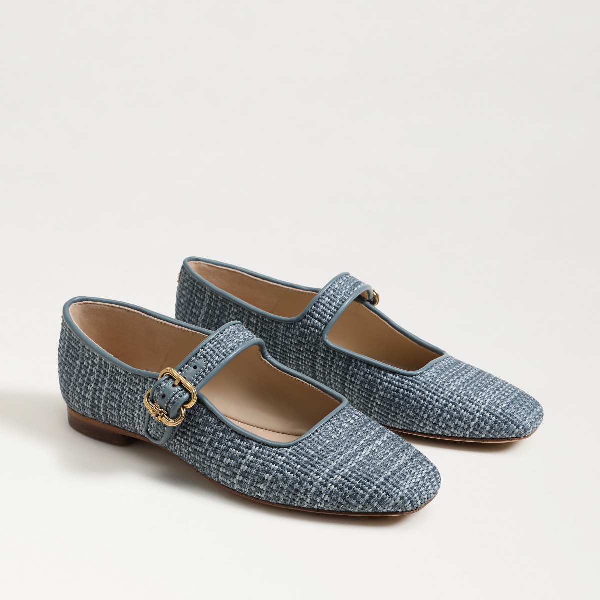 Sam Edelman Sam Edelman Michaela Mary Jane Flat in Slate Sky