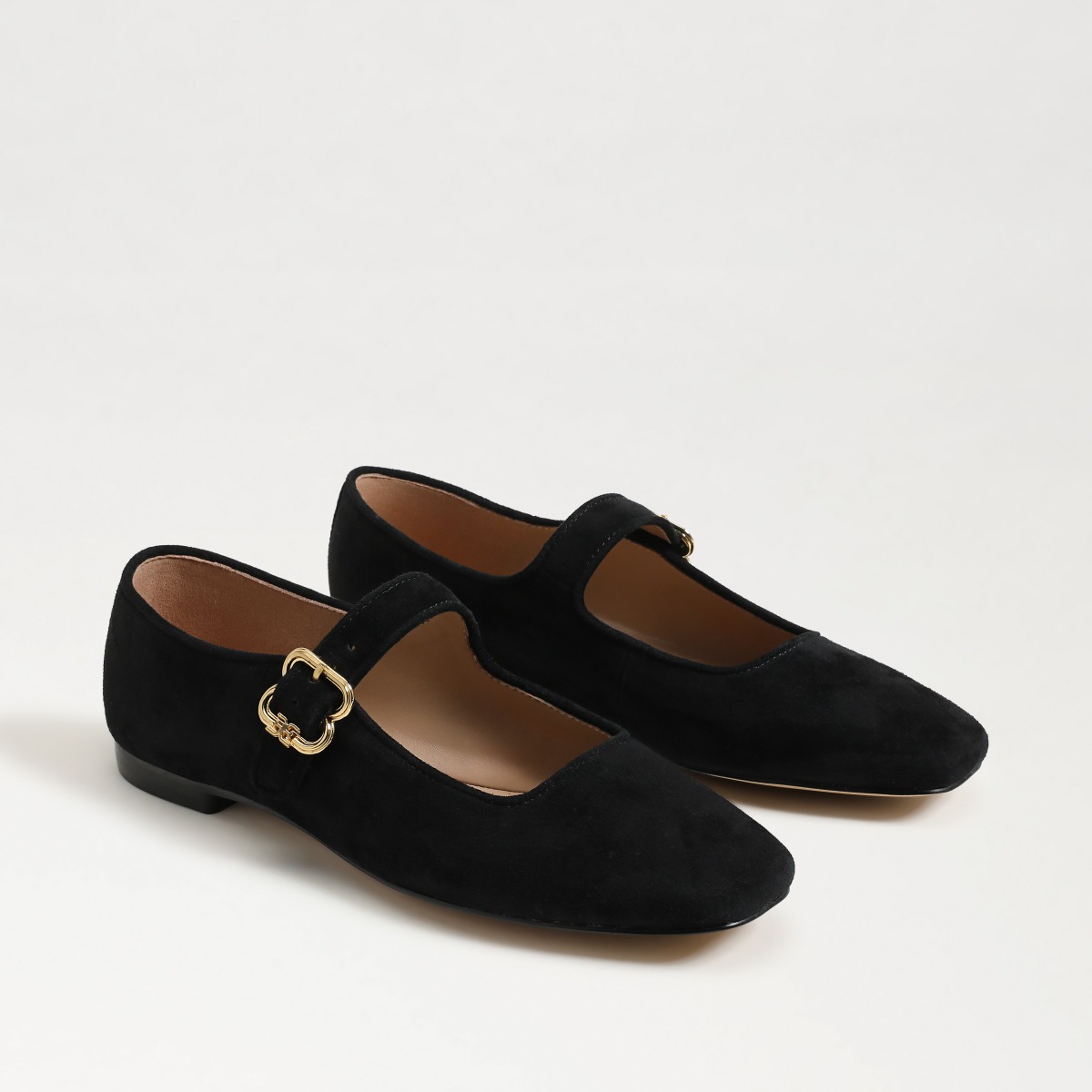 Sam Edelman Sam Edelman Michaela Mary Jane Flat in Black Suede