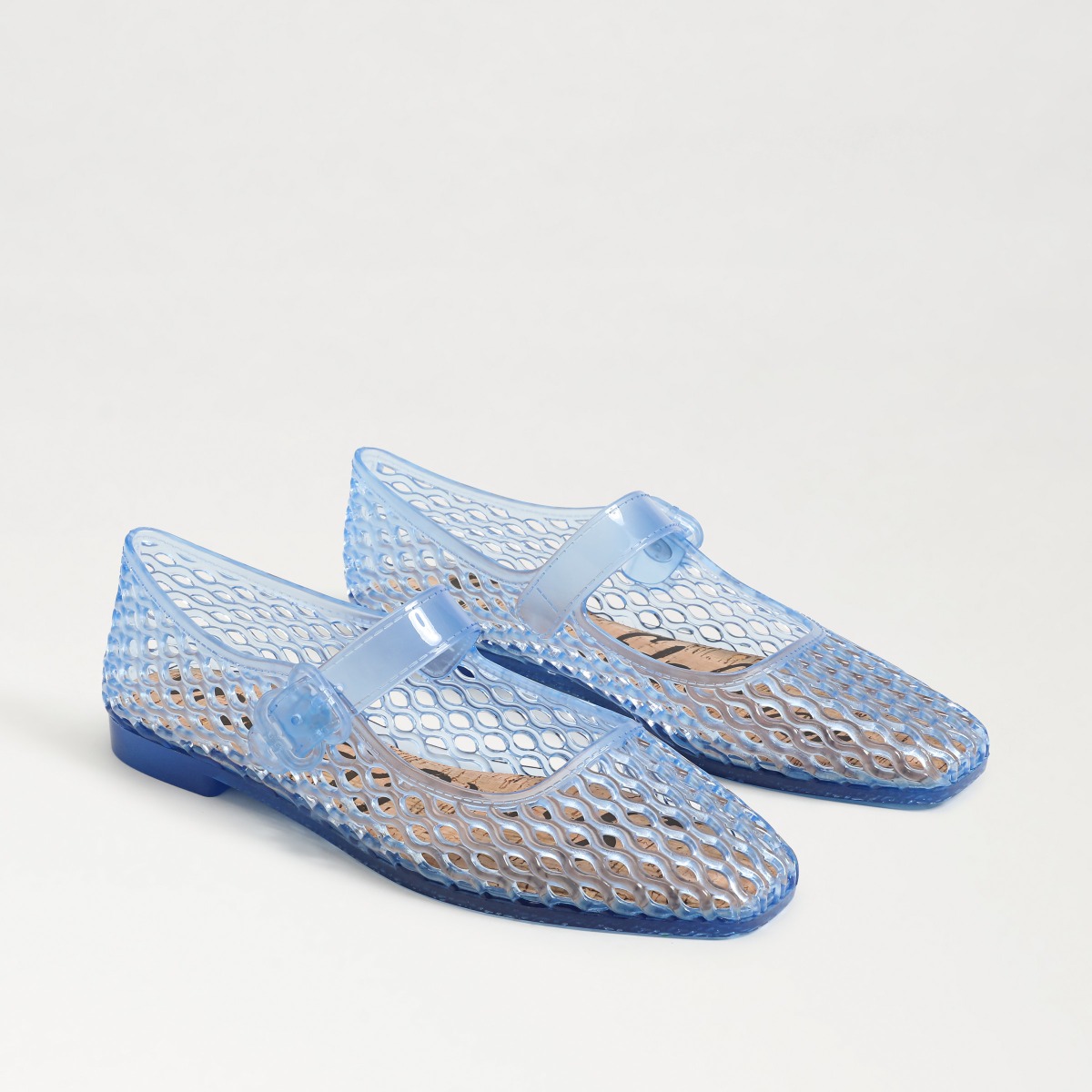 Sam Edelman Sam Edelman Michaela Jelly Mary Jane Flat in Soft Blue