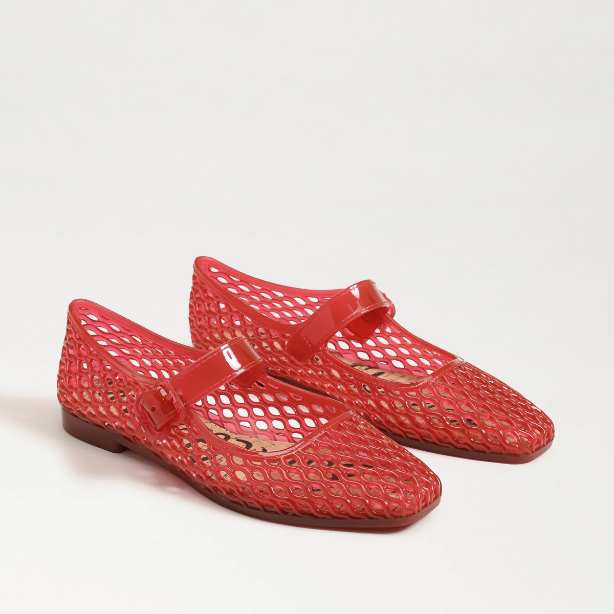 Sam Edelman Sam Edelman Michaela Jelly Mary Jane Flat in Red