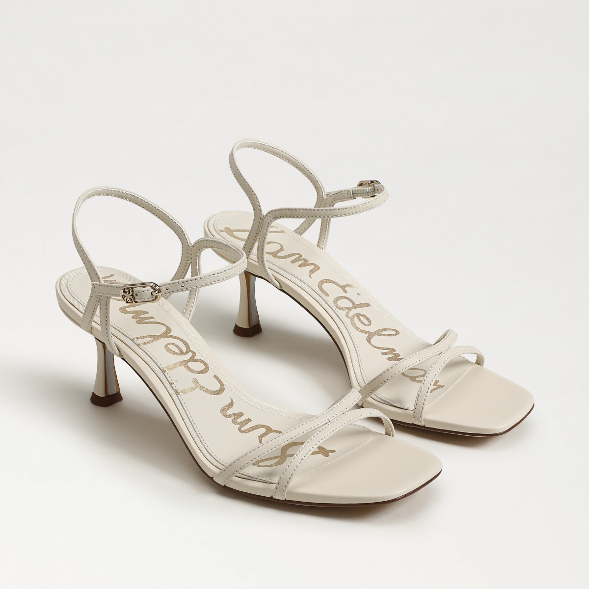 Sam Edelman Sam Edelman Presley Strappy Kitten Heel Sandal in Modern Ivory