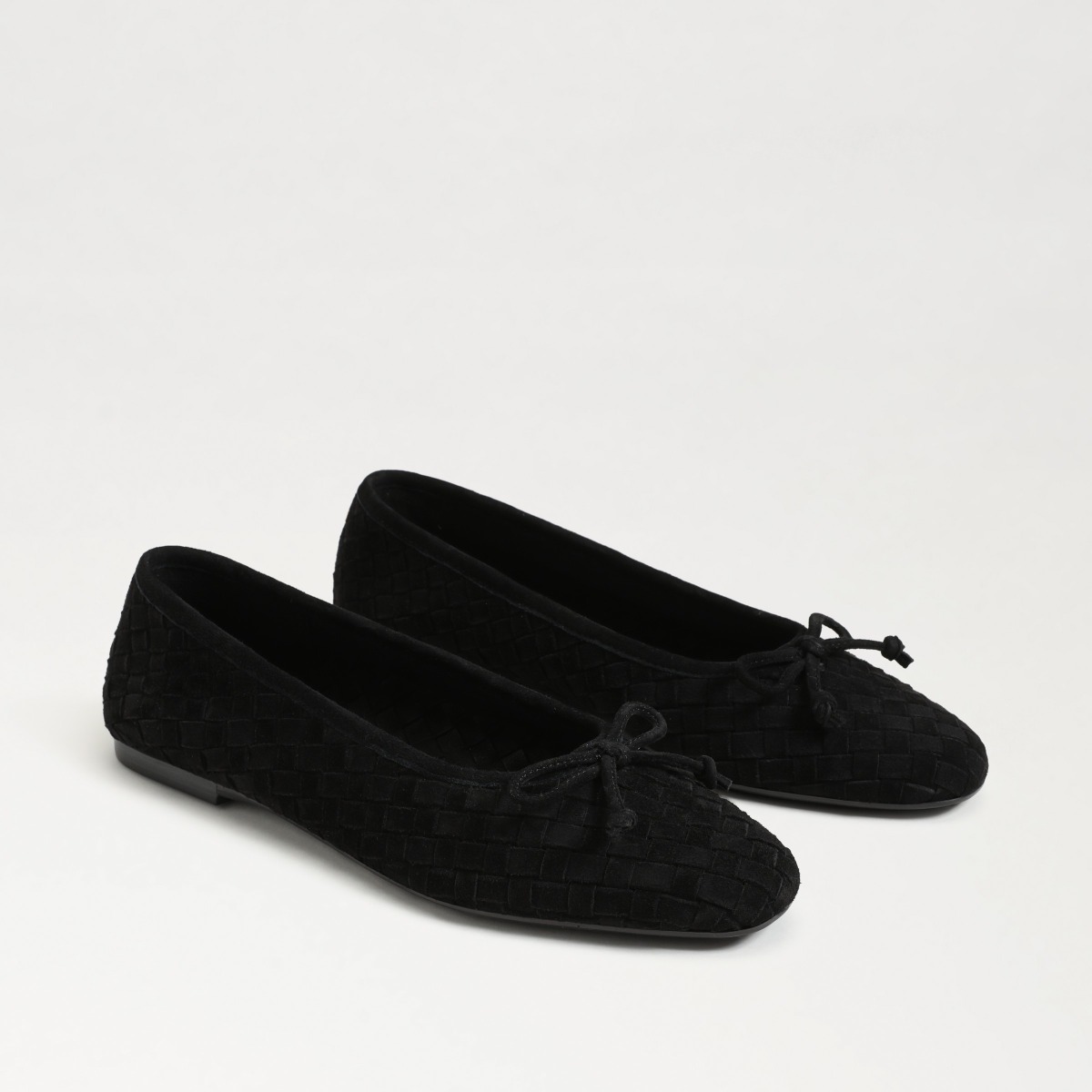 Sam Edelman Sam Edelman Ruthie Pointed Ballet Flat in Black Woven