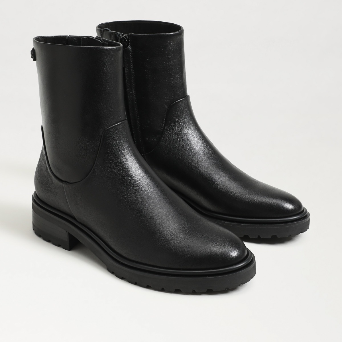 Sam Edelman Sky Ankle Boot in Black Leather