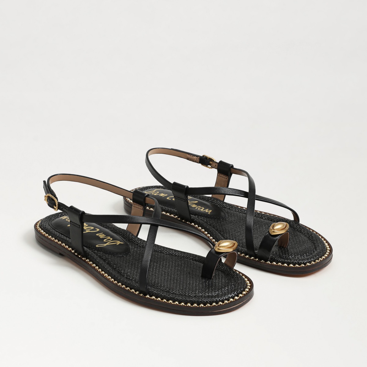 Sam Edelman Sam Edelman Tenly Toe Strap Sandal in Black