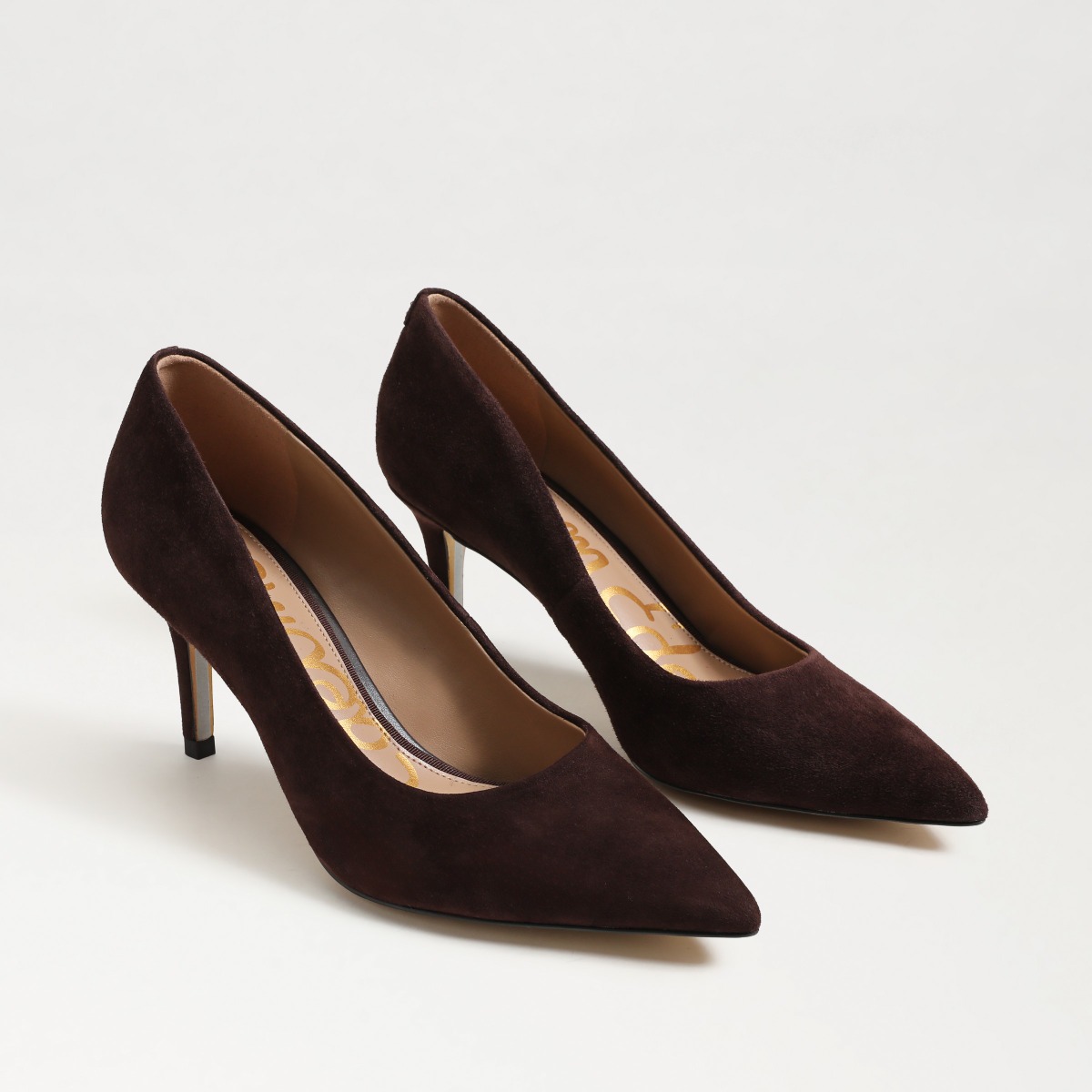 Sam Edelman Sam Edelman Vienna Pointed Toe Pump in Cafe Noir
