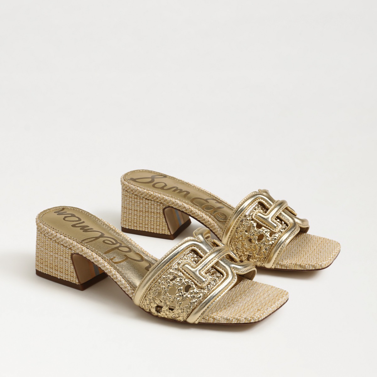 Sam Edelman Waylon Slide in Amber Gold