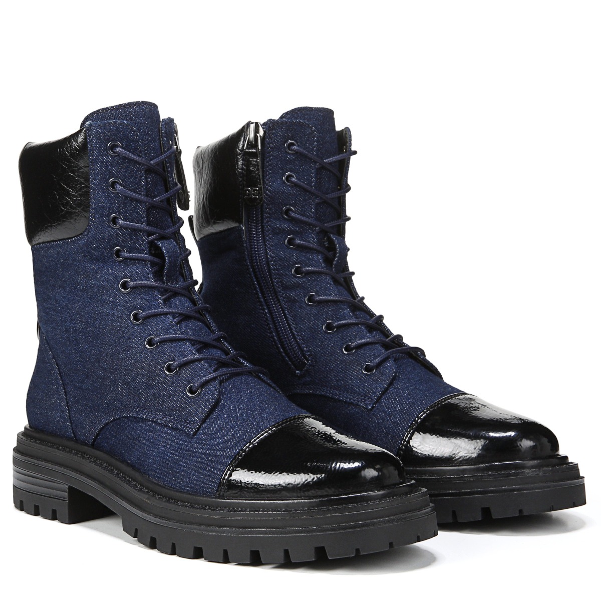 Sam Edelman Sam Edelman Aleia Combat Boot in Navy/Black