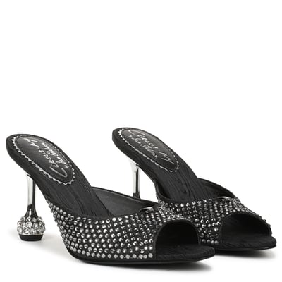Sam Edelman Circus NY Gisella Heeled Mule in Black Fabric