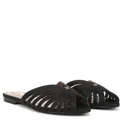 Sam Edelman Circus NY Kathleen Mule Sandal in Black Metallic