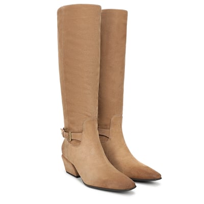 Sam Edelman Haisley Knee High Boot in Bamboo Brown Suede