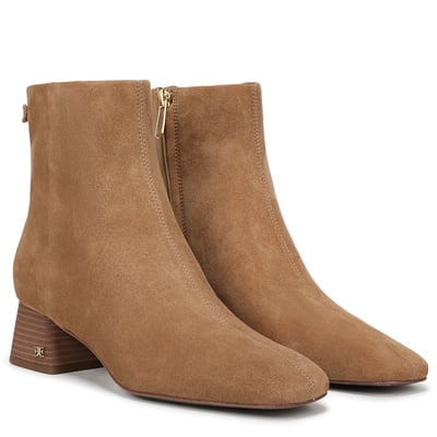 Sam Edelman Paige Ankle Boot in Cyprus Tan Brown Suede
