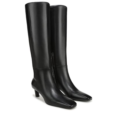 Sam Edelman Perla Knee High Boot in Black Leather